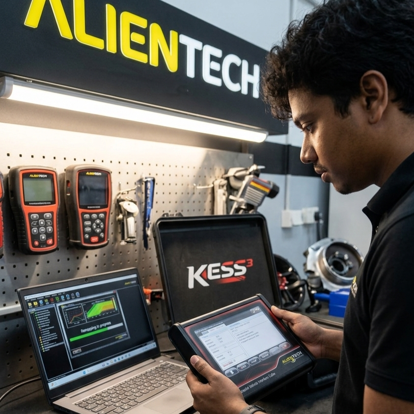 Professional Alientech ECU Protocol Mapping Interface